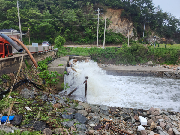 전남 장흥군 고마 배수장 사진