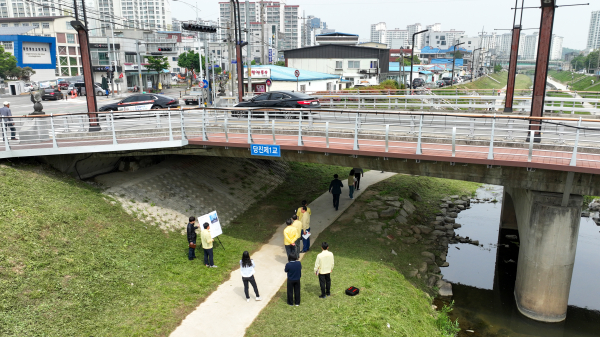 당진시 교량 등 민관합동 안전점검 모습