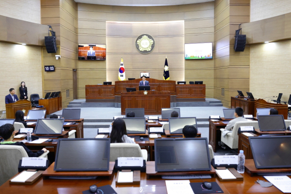 의회교실 운영 모습/천안시의회 제공
