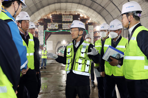 김한영 이사장, 안전大전환을 위한 특별 현장점검 모습