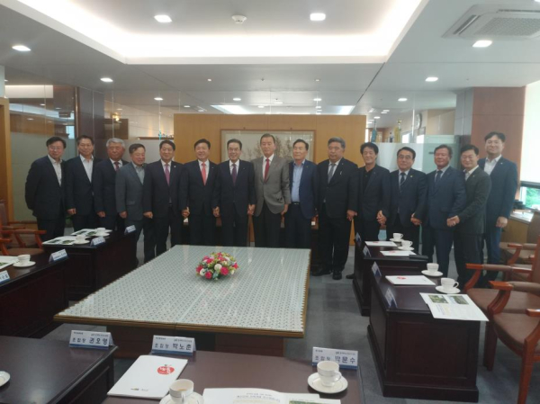 최재구 예산군수 농협중앙회 방문