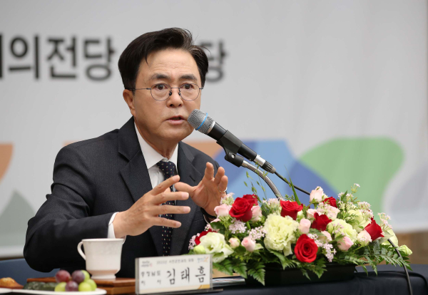 김태흠 충남지사 서천 방문 모습