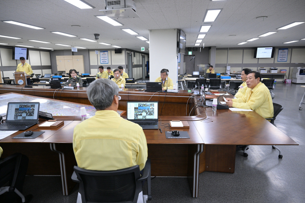 2분기 통합방위회의 개최 모습