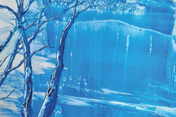 민동기, 바람소리-에너지, 53x45.5㎝, watercolor on paper, 2023