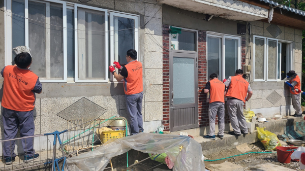 화재피해 지역 지원활동 진행