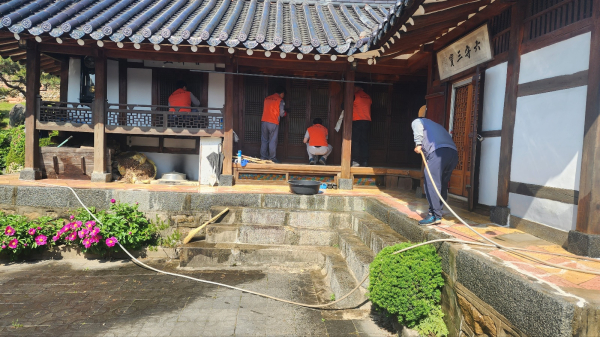 화재피해 지역 지원활동 진행