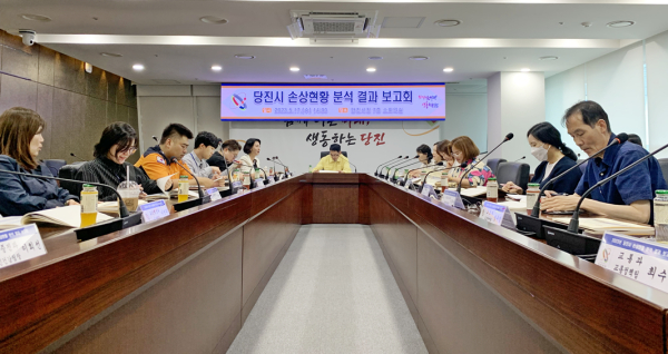 당진시 손상현황 분석 보고회