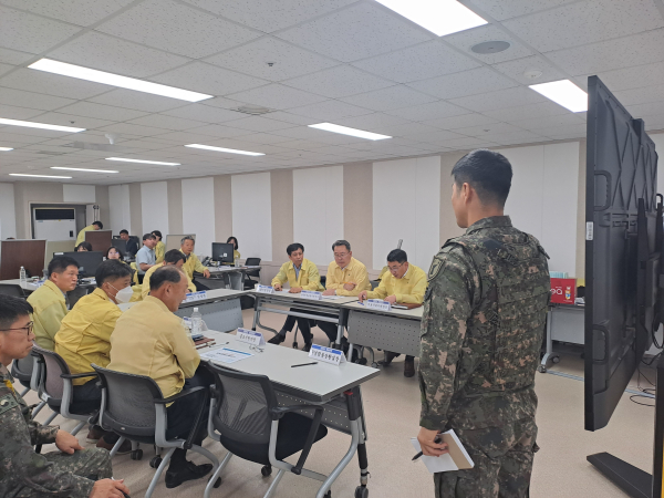 당진시, 2023 화랑훈련 진행 모습