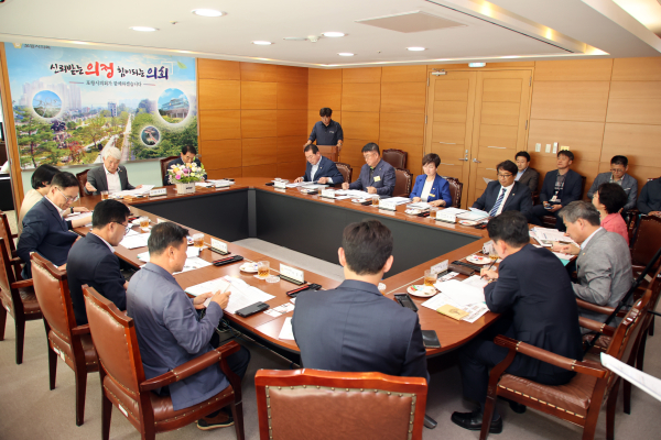 포항시의회 벤치마킹 및 현장방문 모습