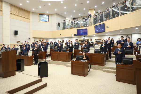 세종시의회 본회의장 전경