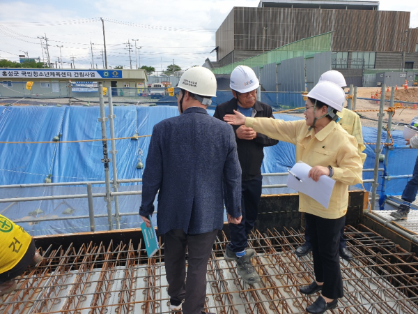 조광희 홍성 부군수가 현장을 살피고 있다