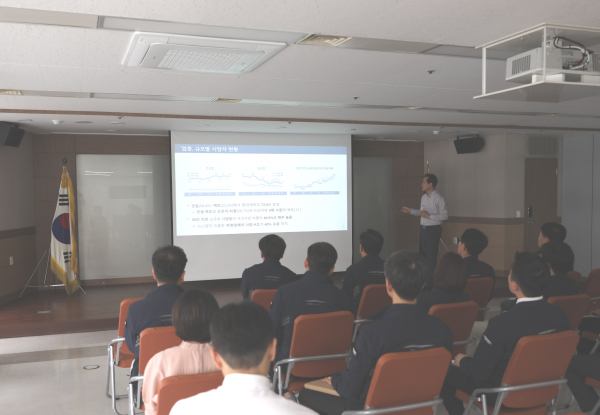 대전도시공사 정국영 사장 현장안전 교육 실시