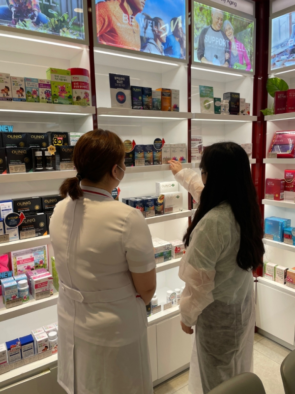 대전 서구 건강기능식품 허위 과대광고 모니터링, 현장점검 사진