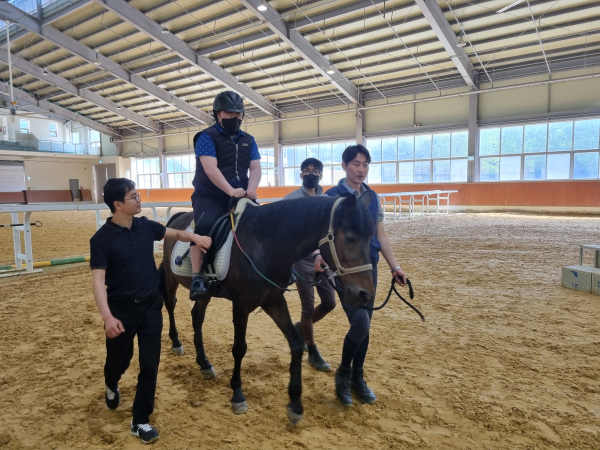 맞춤형 재활프로그램 승마 운영 모습