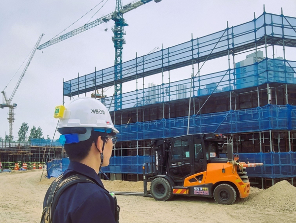 안전경보장치 현장 사진