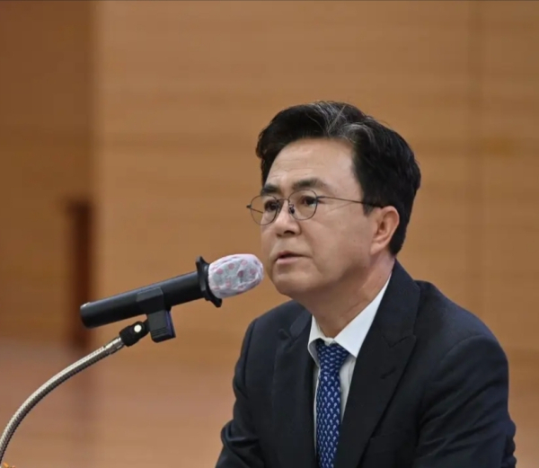 시군 방문 일정으로 천안을 찾은 김태흠 충남지사