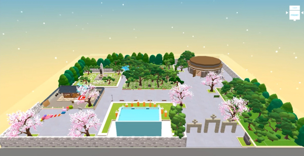 메타버스 ‘제페토’ 솔뫼성지 모습