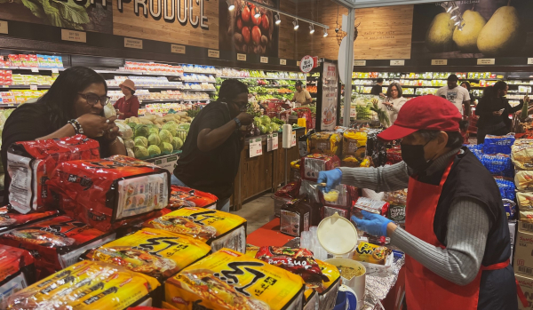 미국 전역 H마트 연계 K-라면 홍보판촉 현장 시식