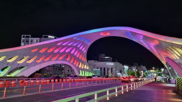 목척교 야간경관 개선사업.