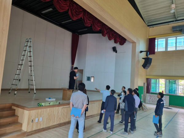 관내 2교 그린스마트 스쿨 리모델링공사 등 현장 민간명예감독관 참여