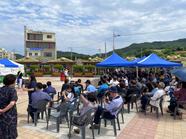 예산읍 농촌중심지활성화사업 찾아가는 문화공연 프로그램 모습