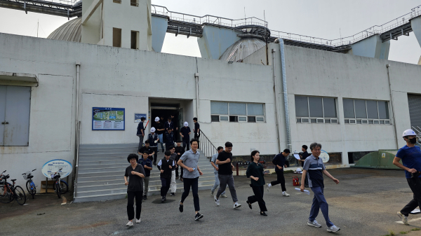 대전하수처리장, 가스폭발 대비 합동소방훈련 실시
