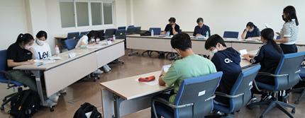 과학토론 종목 대회장 모습