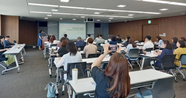 노인일자리사업 수행기관 간담회 개최 모습