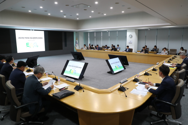 지난 22일 ESG경영혁신위원회를 열고 9개 전략과제와 19개 추진과제를 발굴·이행할 계획이다.