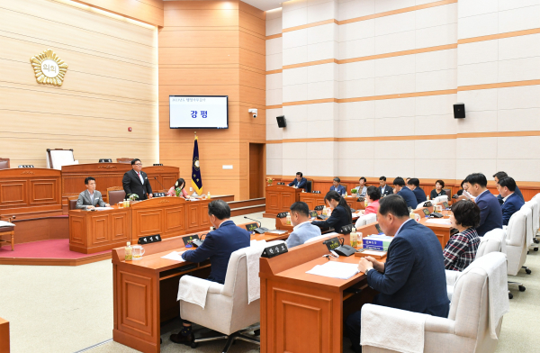 보령시의회 행정사무감사 강평