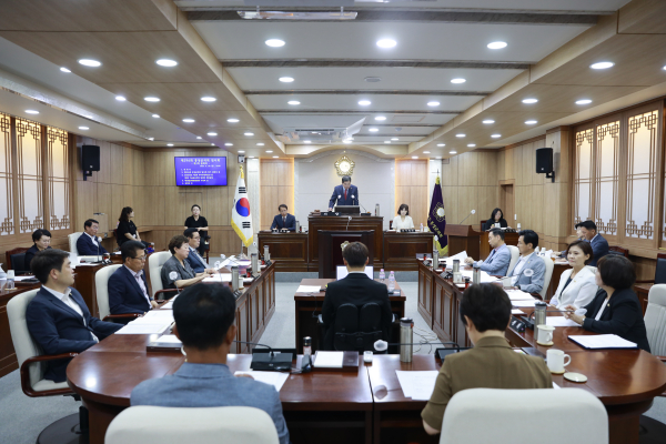 홍성군의회, 제296회 임시회 개회