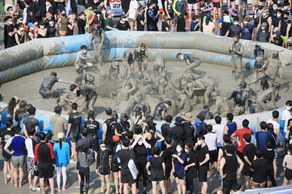 지난해 보령머드축제장 모습