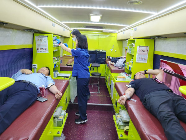 ‘사랑나눔 헌혈 캠페인’ 개최 모습