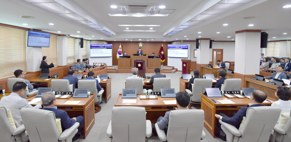 논산시의회 임시회 본회의