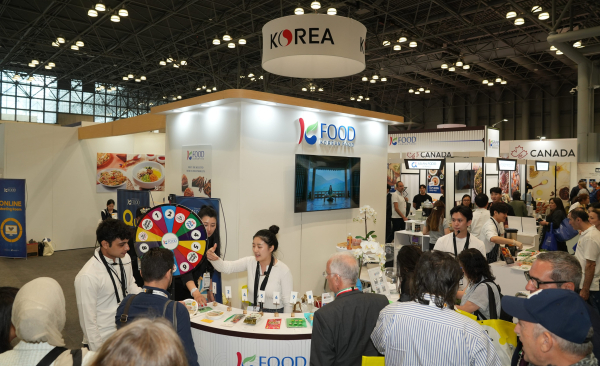뉴욕 팬시 푸드 쇼 ‘통합한국관’ 전경