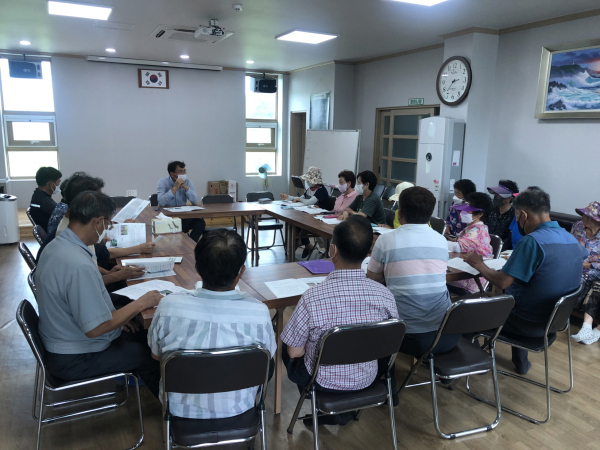 지난해 여름철 현장영농교육 운영 모습.