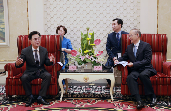 김태흠 충남지사, 황치앙 쓰촨성장