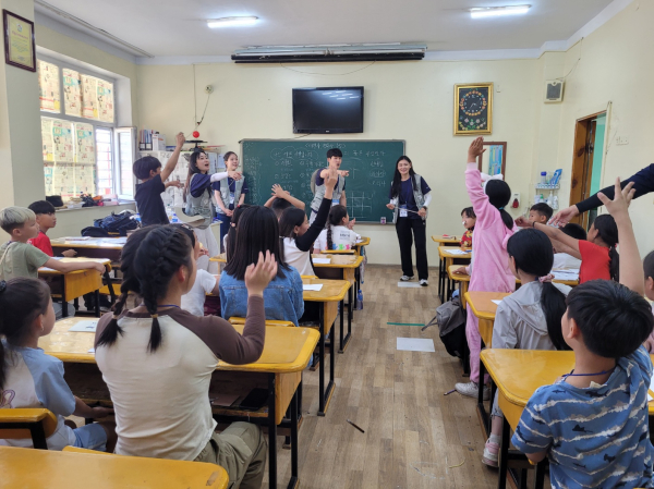 한남대 학생들 몽골에서 다양한 봉사활동 (한국어 교육)