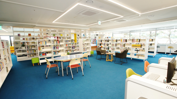 국민체육센터 내 성연작은도서관 모습