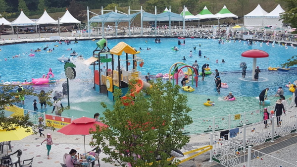 굿뜨래웰빙마을 야외 물놀이장