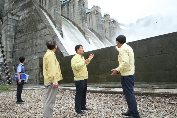 한국수자원공사 사장 충주댐 방문 관련사진