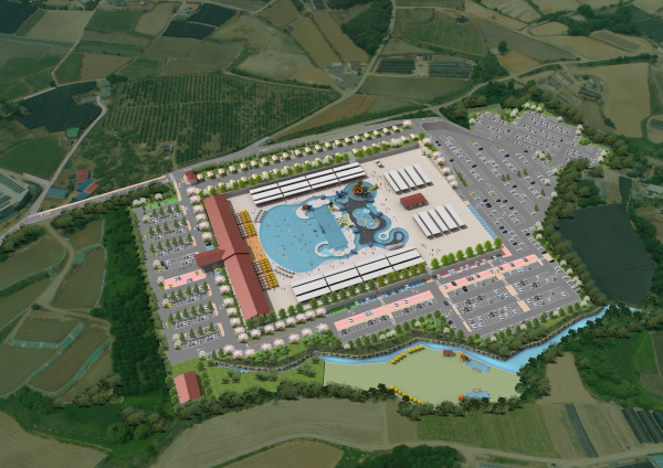 신평 아마존 농어촌 관광휴양단지 조감도