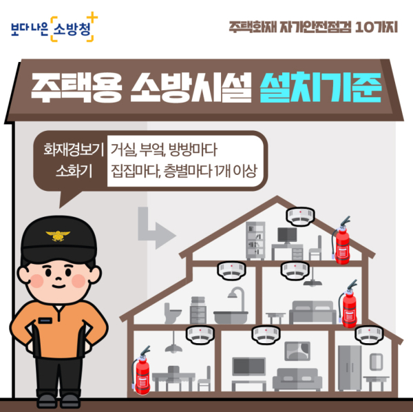 주택용 소방시설 원스톱 지원센터 운영 홍보