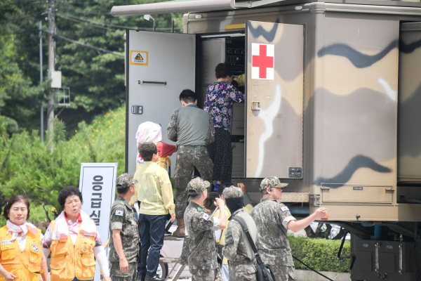 응급의료지원센터 사진 - 백제체육관