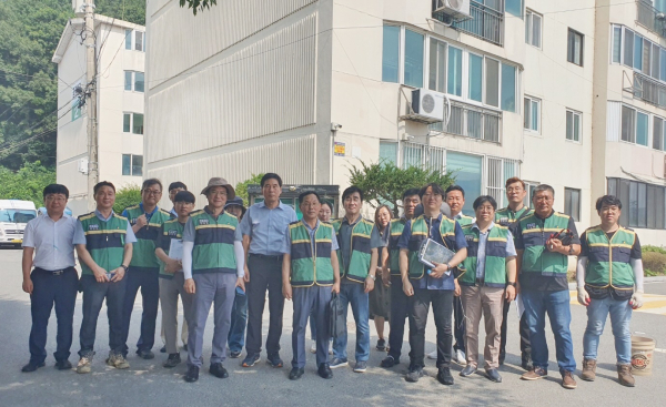 건축·토목설계협회와 수해 주택 현장 긴급 점검