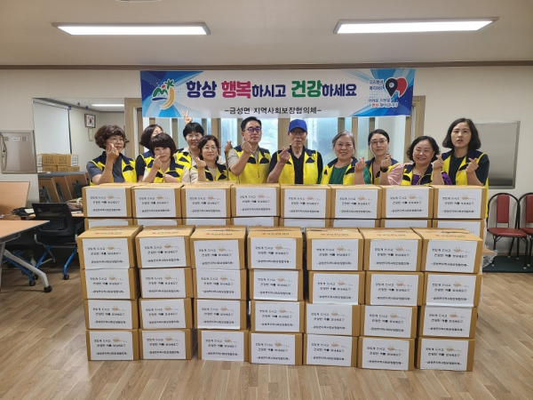 금산군 금성면‧부리면지역사회보장협, 여름철 취약계층 지원 전개