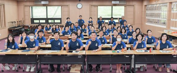 대백제전 시민참여단 발대식 진행 모습