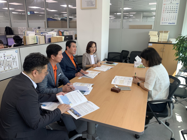 기획재정부 박정민 농림해양예산과장 면담