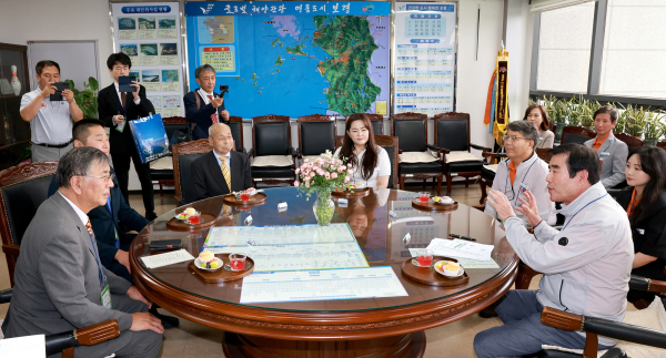 일본 후지사와시 대표단 제26회 보령머드축제 공식 방문