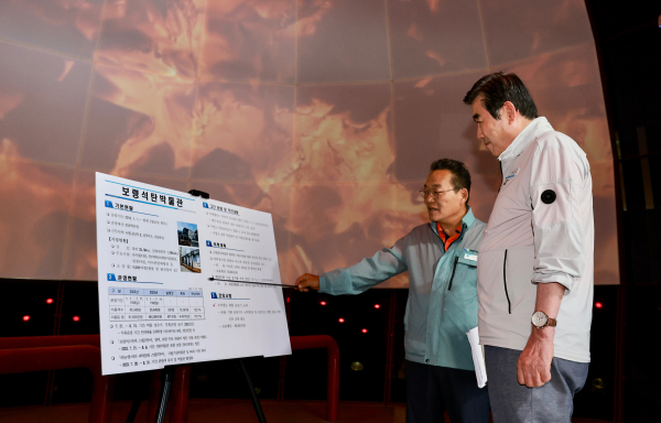 석탄박물관을 방문한 김동일 시장